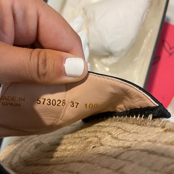 Gucci Espadrille Slides Black - Picture 6 of 6